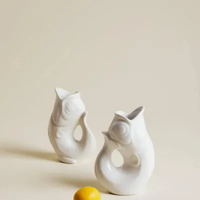 Objets de décoration - Carafe GlouGlou Blanc Mat - CHAROLLES