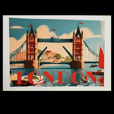 Poster - London II A4 poster - EME CULTURE ART