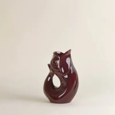 Decorative objects - GlouGlou Carafe Transparent Burgundy - CHAROLLES