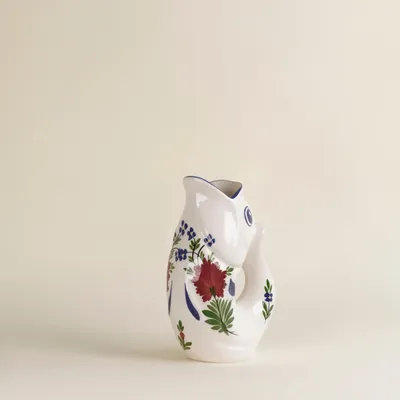 Objets de décoration - Carafe GlouGlou Oeillet Peint Main - Oeillet Classique peint - CHAROLLES