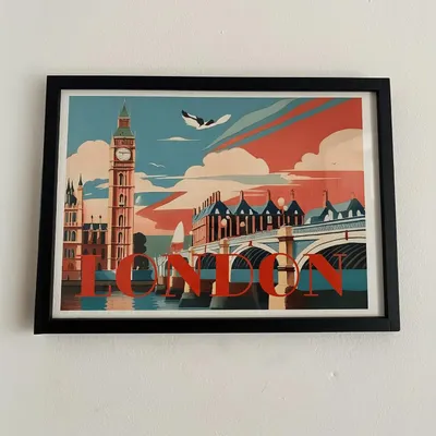 Affiches - Affiche London III A4 - EME CULTURE ART