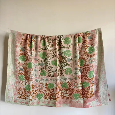 Tissus - Kanthas  vintage brodés Suzani - MAISON LILO