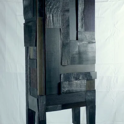 Bibliothèques - Cabinet jouant avec la lumière - JULIEN HARDY EBENISTE