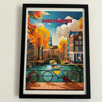 Decorative objects - Amsterdam II poster - ËME CULTURE ART