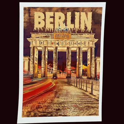 Poster - Berlin IV poster - EME CULTURE ART