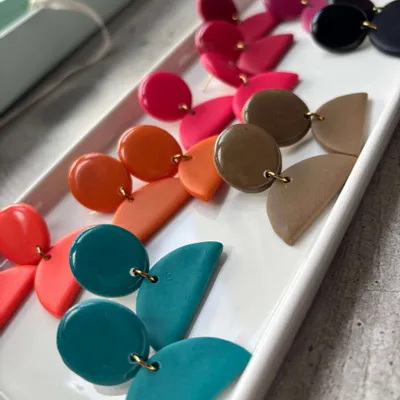 Jewelry - Colourful geometric earrings - LES TRÉSORS DE CIA