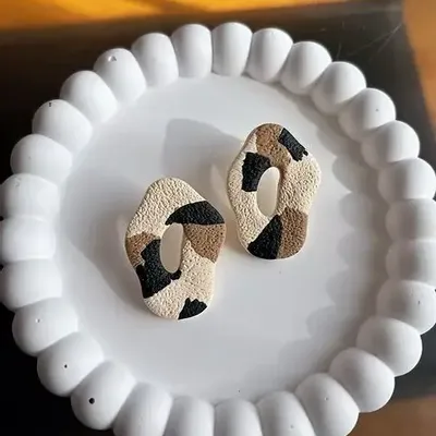 Bijoux - Boucles d’oreilles ajourée léopard CELINE - LES TRÉSORS DE CIA