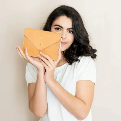 Clutches - Angèle leather belt pouch — Chic, colorful and practical - ATELIER BALTUS