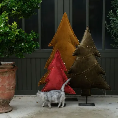 Decorative objects - Terre luminous fir trees - ROSE VELOURS