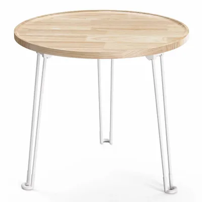 Coffee tables - KAPANOU Foldable Round Table CCC008-W - KAPANOU