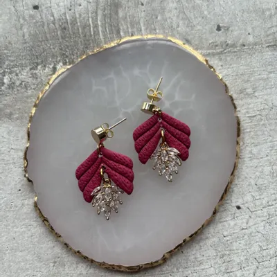 Jewelry - DIANA dangling leaf earrings - LES TRÉSORS DE CIA