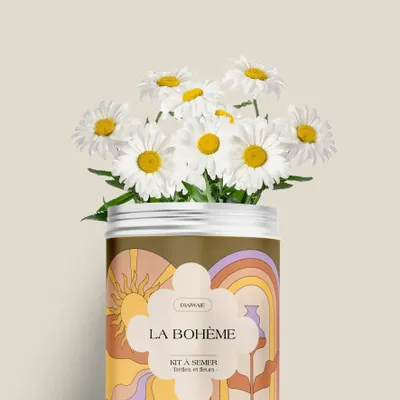 Décorations florales - Kit à semer - La bohème - DIAIWAIE