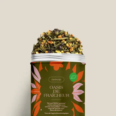 Coffee and tea - Oasis of Freshness – Organic Green Tea (70g) - DIAIWAIE