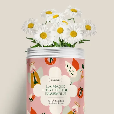 Décorations florales - Kit à semer - La magie c'est d'être ensemble - DIAIWAIE