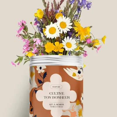Décorations florales - Kit à semer - Cultive ton bonheur - DIAIWAIE