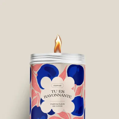 Candles - Candle - You are radiant - cotton flower scent - DIAIWAIE
