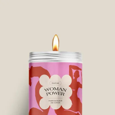 Bougies - Bougie - Woman power - senteur fleur de coton - DIAIWAIE