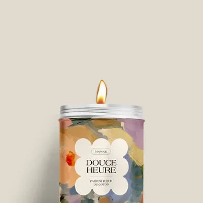 Candles - Candle - Sweet Hour - cotton flower scent - DIAIWAIE