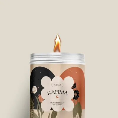 Candles - Candle - Karma - cotton flower scent - DIAIWAIE