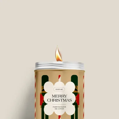 Candles - Candle - Merry Christmas - cotton flower scent - DIAIWAIE