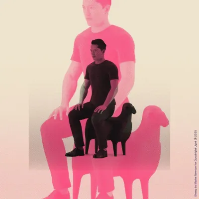 Lawn chairs - SHEEP - table/seat - GOODNIGHT LIGHT