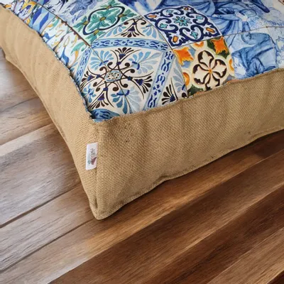 Ottomans - Azulejo Heritage Pouf - ARTISAN BY MF