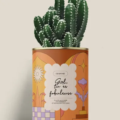 Cadeaux - Girl, tu es fabuleuse - Mini Cactus - DIAIWAIE