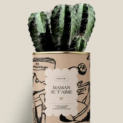 Gifts - Maman je t'aime - Maxi Cactus - DIAIWAIE