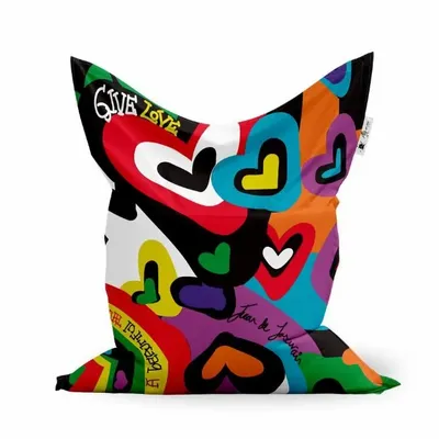 Fauteuils de jardin - Pouf d'extérieur/intérieur Hearts  - Design by Juan de Lascurain - ARTDECORIS