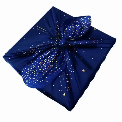 Stationery - Reusable Gift Wrap Satin Luxe – Enchanted Night - CARÉDEAU PAPIER CADEAU RÉUTILISABLE