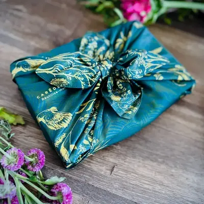 Cadeaux - Emballage Cadeau Réutilisable Satin Luxe – Chant d’Aube - CARÉDEAU PAPIER CADEAU RÉUTILISABLE