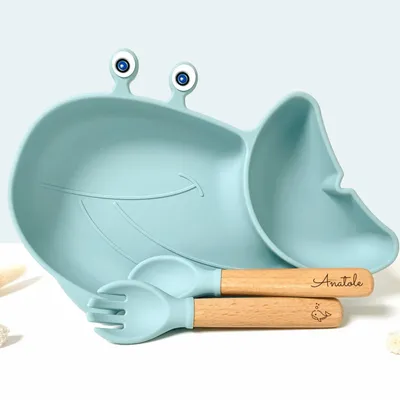 Repas pour enfant - Solène l’assiette Baleine - LES PETITS CITRONS