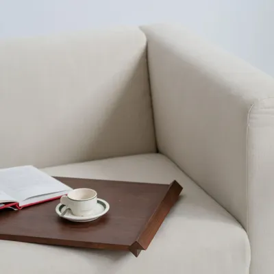 Kitchens furniture - TRAVE – Minimalist Tray in Walnut Wood - MOR