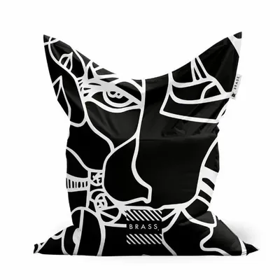 Fauteuils de jardin - Housse pour pouf Black Koseka - Design by BRASS - ARTDECORIS