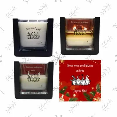 Cadeaux - Bougie Noël surprise parfumée décoration - Lutins - BOUGIES CANDLEARTH