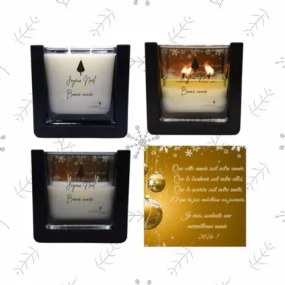 Cadeaux - Bougie Noël surprise parfumée décoration - 🦌 Comète - BOUGIES CANDLEARTH