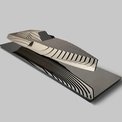 Sculptures, statuettes et miniatures - Sculpture sur socle WP 01 Sand-Mirror - ANTOINE F.