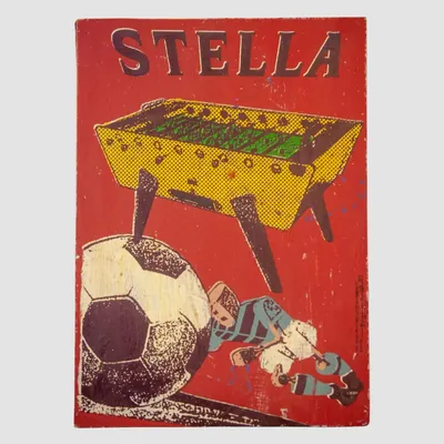 Wall ensembles - TABLEAU UNIQUE STELLA X FRED BRED - STELLA BABY-FOOT & BILLARDS