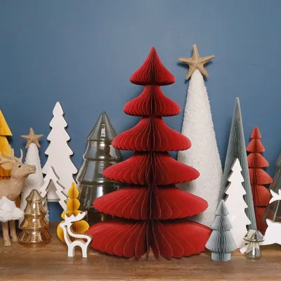 Autres décorations de Noël - Sapins en papier - BE HOME