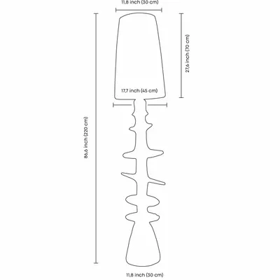 Lampadaires - Lampadaire sculptural Orbita - PLETOSTUDIO