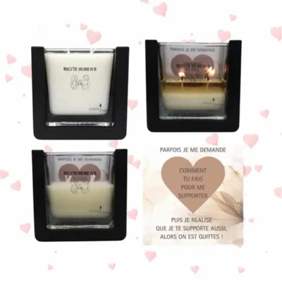 Candles - Scented surprise candle decoration - Merci 💕 Amie 6 - BOUGIES CANDLEARTH