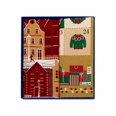 Torchons textile - Coffret Cadeau Torchons Noël féerique - BEAUVILLÉ