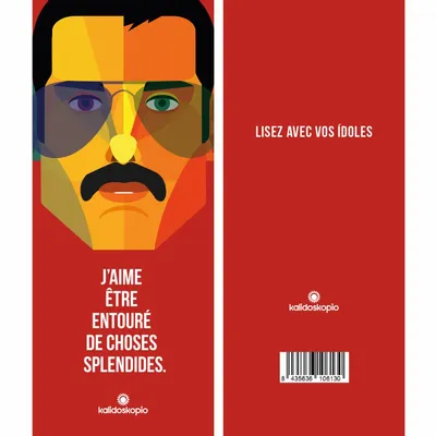 Cadeaux - Marque-page Geo Fredy avec phrase en français - KALIDOSKOPIO