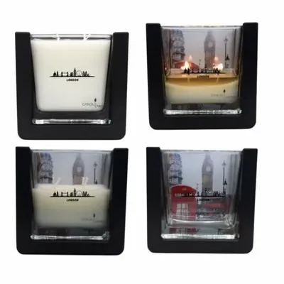 Objets de décoration - Bougie surprise parfumée - Villes - Londres - 235 gr de cire végan - BOUGIES CANDLEARTH