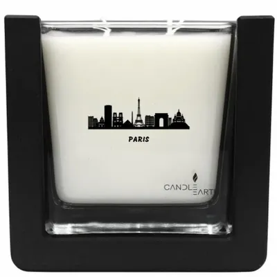 Objets design - Bougie surprise parfumée - Villes - Paris 235 gr de cire végan - BOUGIES CANDLEARTH