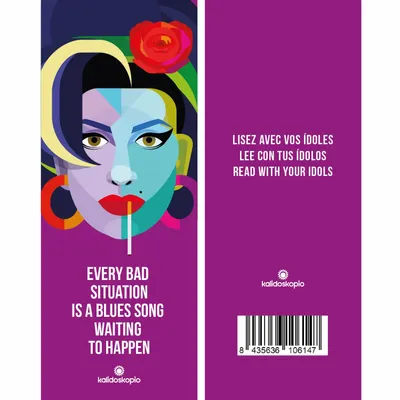 Gifts - Geo Amy Bookmark with English phrase - KALIDOSKOPIO