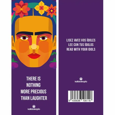 Gifts - Geo Flowers Bookmark with English phrase - KALIDOSKOPIO