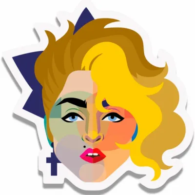 Cadeaux - Aimant Geo Madonna - KALIDOSKOPIO