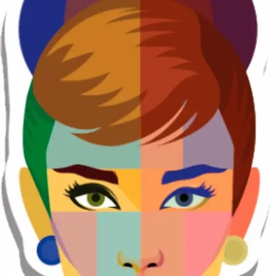 Gifts - Geo Audrey Magnet - KALIDOSKOPIO