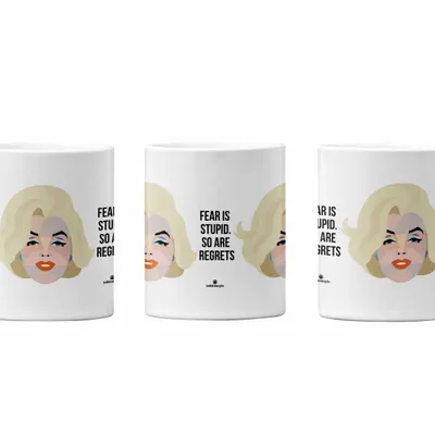 Mugs - Geo Marilyn Mug in English - KALIDOSKOPIO